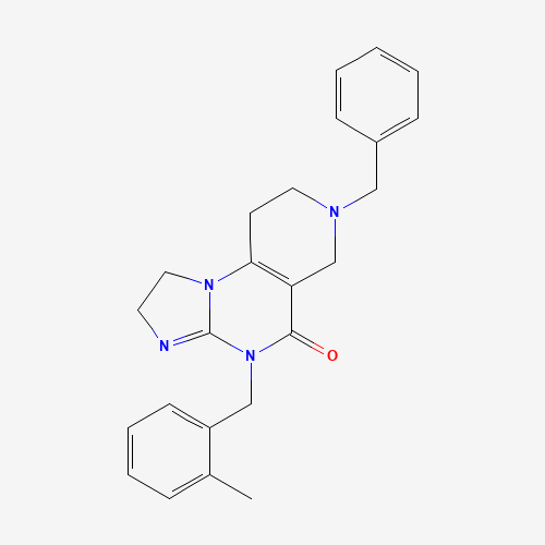 7-Benzyl-4-(2-methylbenzyl)-1,2,6,7,8,9-hexahydroimidazo[1,2-A]pyrido[3,4-E]pyrimidin-5(4H)-one (CAS: 1616632-77-9) - Related Chemical Product