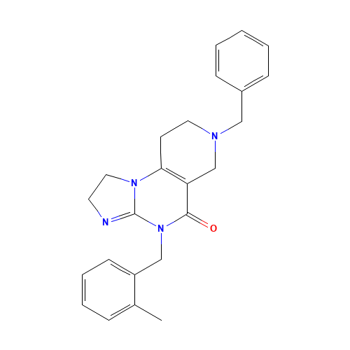 7-Benzyl-4-(2-methylbenzyl)-1,2,6,7,8,9-hexahydroimidazo[1,2-A]pyrido[3,4-E]pyrimidin-5(4H)-one (CAS: 1616632-77-9) - Related Chemical Product