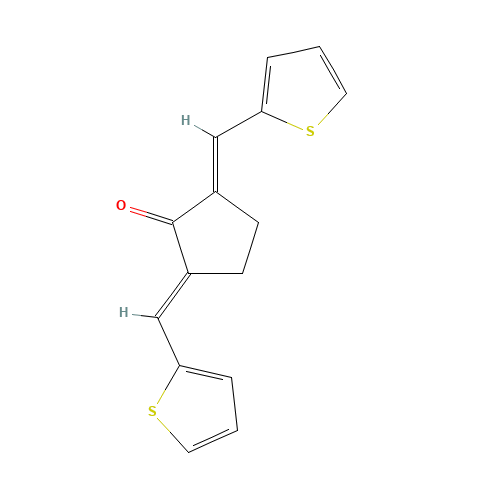 (2E,5E)-2,5-bis(thiophen-2-ylmethylidene)cyclopentan-1-one (CAS: 176957-55-4) - Related Chemical Product