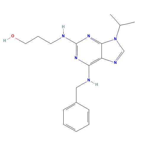 3-[[6-(benzylamino)-9-propan-2-ylpurin-2-yl]amino]propan-1-ol (CAS: 189232-42-6) - Related Chemical Product