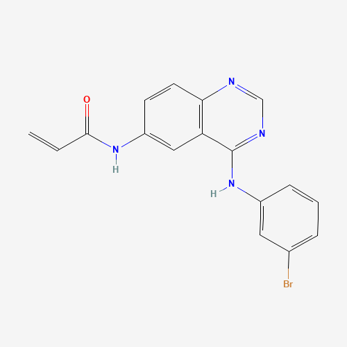 N-[4-(3-bromoanilino)quinazolin-6-yl]prop-2-enamide (CAS: 194423-15-9) - Related Chemical Product
