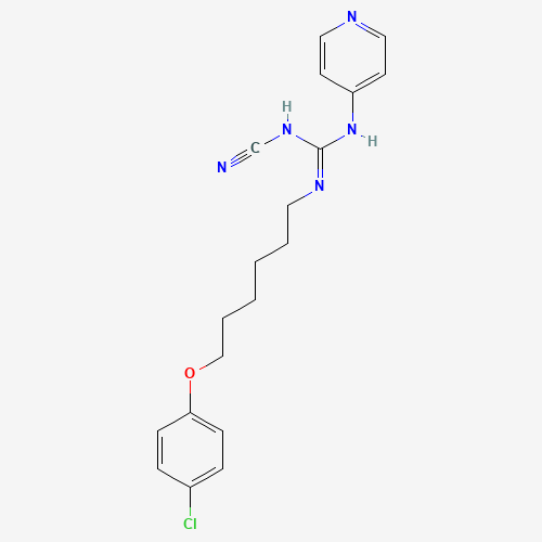 2-[6-(4-chlorophenoxy)hexyl]-1-cyano-3-pyridin-4-ylguanidine (CAS: 200484-11-3) - Related Chemical Product
