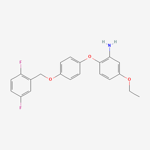 2-[4-[(2,5-difluorophenyl)methoxy]phenoxy]-5-ethoxyaniline (CAS: 223104-29-8) - Related Chemical Product