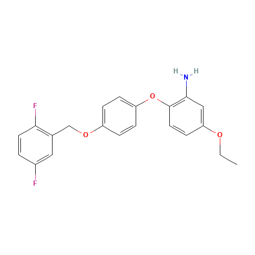 2-[4-[(2,5-difluorophenyl)methoxy]phenoxy]-5-ethoxyaniline (CAS: 223104-29-8) - Related Chemical Product