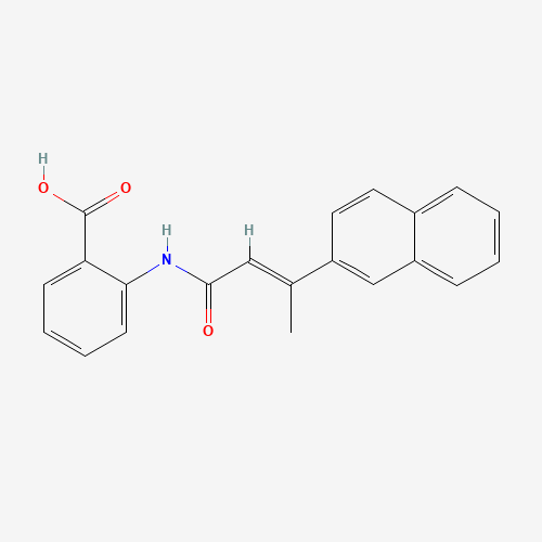 2-[[(E)-3-naphthalen-2-ylbut-2-enoyl]amino]benzoic acid (CAS: 321674-73-1) - Related Chemical Product