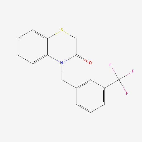 4-[[3-(trifluoromethyl)phenyl]methyl]-1,4-benzothiazin-3-one (CAS: 353262-04-1) - Related Chemical Product