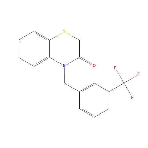 4-[[3-(trifluoromethyl)phenyl]methyl]-1,4-benzothiazin-3-one (CAS: 353262-04-1) - Related Chemical Product