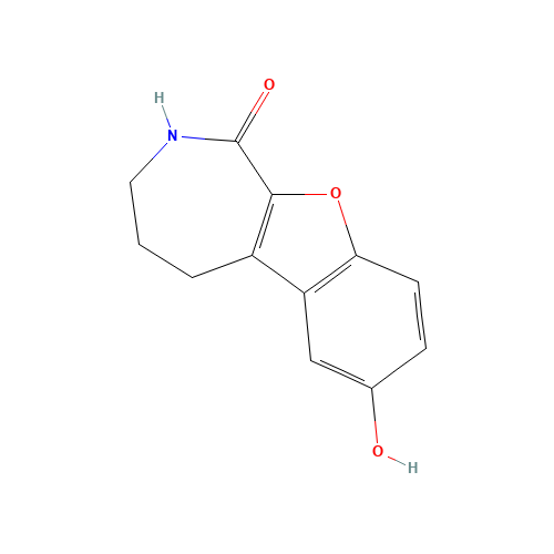 7-hydroxy-2,3,4,5-tetrahydro-[1]benzofuro[2,3-c]azepin-1-one (CAS: 521937-07-5) - Related Chemical Product