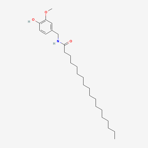 N-[(4-hydroxy-3-methoxyphenyl)methyl]octadecanamide (CAS: 58493-50-8) - Related Chemical Product