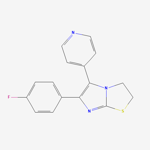 6-(4-fluorophenyl)-5-pyridin-4-yl-2,3-dihydroimidazo[2,1-b][1,3]thiazole (CAS: 72873-74-6) - Related Chemical Product