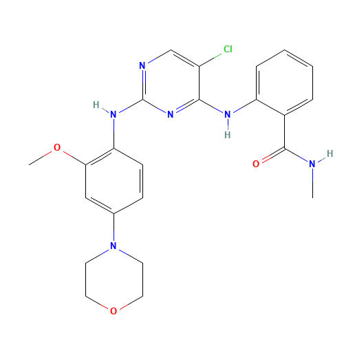 2-[[5-chloro-2-(2-methoxy-4-morpholin-4-ylanilino)pyrimidin-4-yl]amino]-N-methylbenzamide (CAS: 761437-28-9) - Related Chemical Product