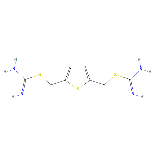 [5-(carbamimidoylsulfanylmethyl)thiophen-2-yl]methyl carbamimidothioate (CAS: 769856-81-7) - Related Chemical Product