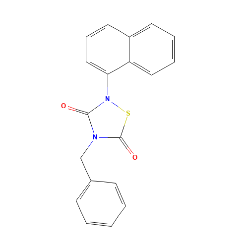 4-benzyl-2-naphthalen-1-yl-1,2,4-thiadiazolidine-3,5-dione (CAS: 865854-05-3) - Related Chemical Product