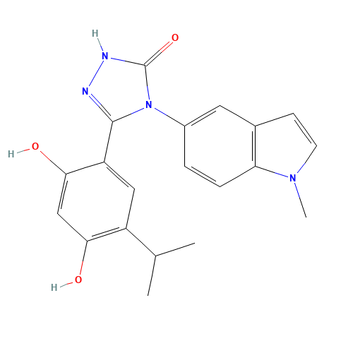 (5Z)-5-(4-hydroxy-6-oxo-3-propan-2-ylcyclohexa-2,4-dien-1-ylidene)-4-(1-methylindol-5-yl)-1,2,4-triazolidin-3-one (CAS: 888216-25-9) - Related Chemical Product