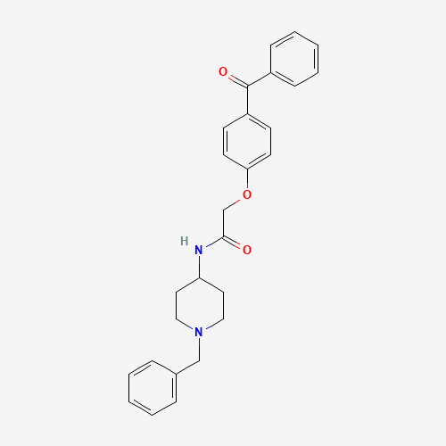 2-(4-benzoylphenoxy)-N-(1-benzylpiperidin-4-yl)acetamide (CAS: 924416-43-3) - Related Chemical Product