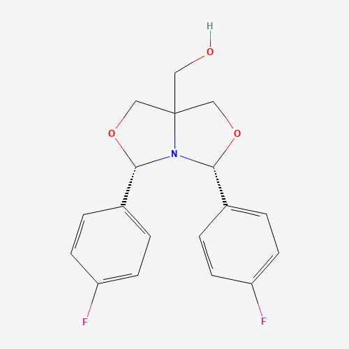 [(3R,5S)-3,5-bis(4-fluorophenyl)-1,3,5,7-tetrahydro-[1,3]oxazolo[3,4-c][1,3]oxazol-7a-yl]methanol (CAS: 935467-97-3) - Related Chemical Product