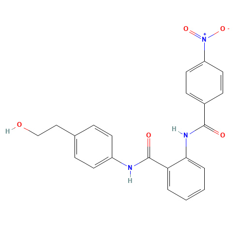 N-[4-(2-hydroxyethyl)phenyl]-2-[(4-nitrobenzoyl)amino]benzamide (CAS: 1253452-78-6) - Related Chemical Product