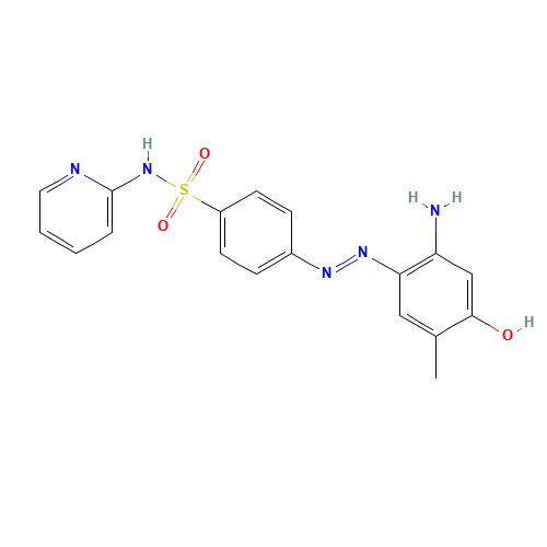 4-[(2Z)-2-(2-amino-5-methyl-4-oxocyclohexa-2,5-dien-1-ylidene)hydrazinyl]-N-pyridin-2-ylbenzenesulfonamide (CAS: 1395084-25-9) - Related Chemical Product