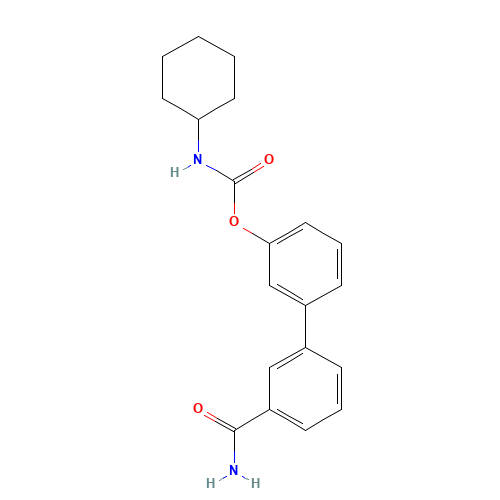 [3-(3-carbamoylphenyl)phenyl] N-cyclohexylcarbamate (CAS: 546141-08-6) - Related Chemical Product