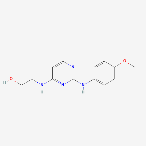 2-[[2-(4-methoxyanilino)pyrimidin-4-yl]amino]ethanol;hydrochloride (CAS: 671225-39-1) - Related Chemical Product