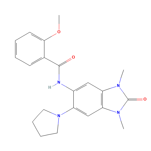 N-(1,3-dimethyl-2-oxo-6-pyrrolidin-1-ylbenzimidazol-5-yl)-2-methoxybenzamide (CAS: 900305-37-5) - Related Chemical Product