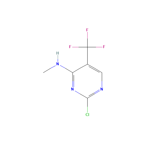 2-chloro-N-methyl-5-(trifluoromethyl)pyrimidin-4-amine (CAS: 515824-43-8) - Related Chemical Product