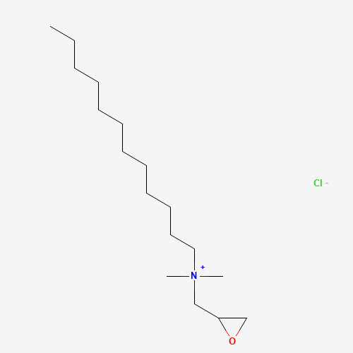dodecyl-dimethyl-(oxiran-2-ylmethyl)azanium;chloride (CAS: 13078-59-6) - Related Chemical Product