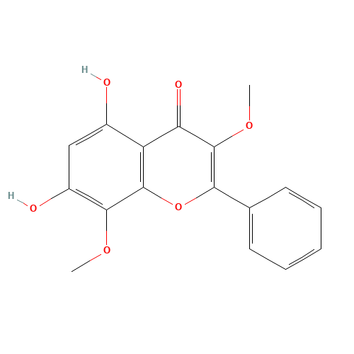 5,7-dihydroxy-3,8-dimethoxy-2-phenylchromen-4-one (CAS: 33803-42-8) - Related Chemical Product