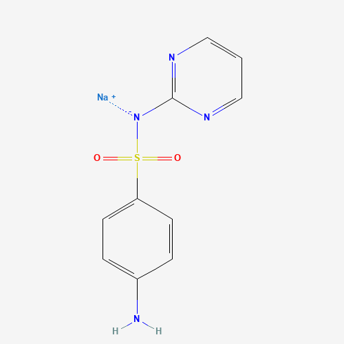 sodium;(4-aminophenyl)sulfonyl-pyrimidin-2-ylazanide (CAS: 547-32-0) - Related Chemical Product
