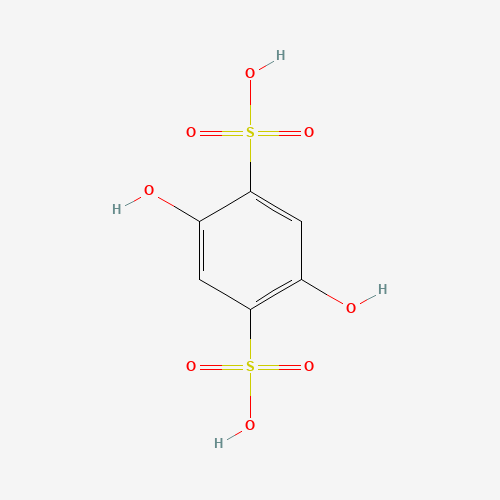 2,5-dihydroxybenzene-1,4-disulfonic acid (CAS: 4444-23-9) - Chemical Structure and Molecular Formula 
