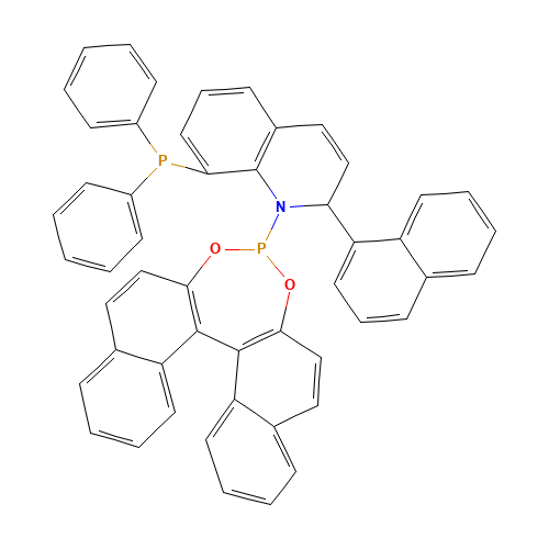 (R)-2-(1-Naphthyl)-8-diphenylphosphino-1-[(S)-3,5-dioxa-4-phospha-cyclohepta[2,1-a;3,4-a']dinaphthalen-4-yl]-1,2-dihydroquinoline toluene (CAS: 1204139-01-4) - Related Chemical Product