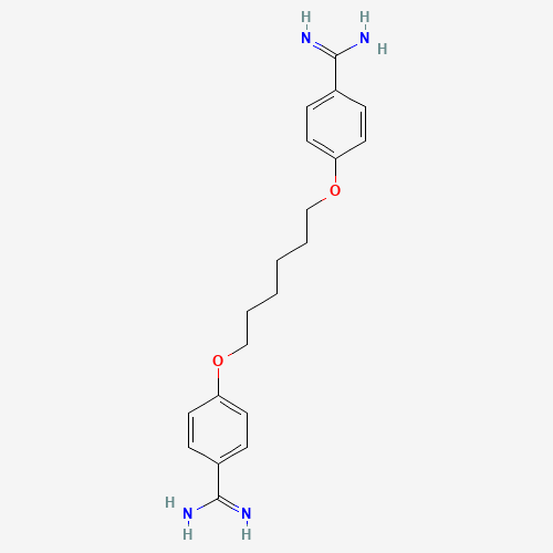 4-[6-(4-carbamimidoylphenoxy)hexoxy]benzenecarboximidamide (CAS: 3811-75-4) - Related Chemical Product