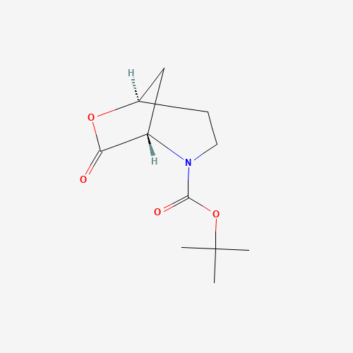 tert-butyl (1R,5S)-6-oxo-7-oxa-4-azabicyclo[3.2.1]octane-4-carboxylate (CAS: 175476-93-4) - Related Chemical Product