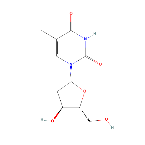 1-[(2R,4S,5R)-4-hydroxy-5-(hydroxymethyl)oxolan-2-yl]-5-methylpyrimidine-2,4-dione (CAS: 157049-40-6) - Related Chemical Product
