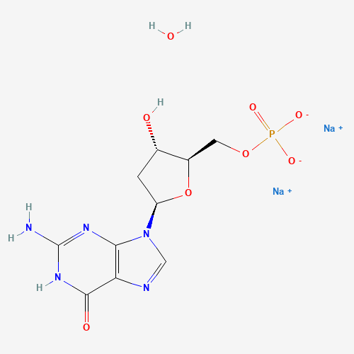 [(2R,3S,5R)-5-(2-amino-6-oxo-3H-purin-9-yl)-3-hydroxyoxolan-2-yl]methyl phosphate (CAS: 52558-16-4) - Related Chemical Product