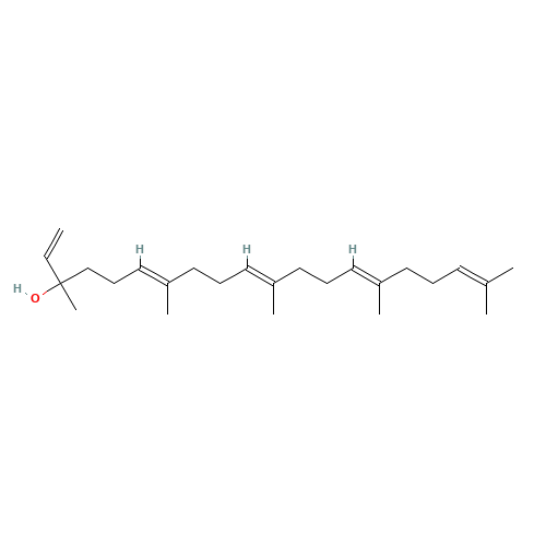 (6E,10E,14E)-3,7,11,15,19-pentamethylicosa-1,6,10,14,18-pentaen-3-ol (CAS: 21457-60-3) - Related Chemical Product