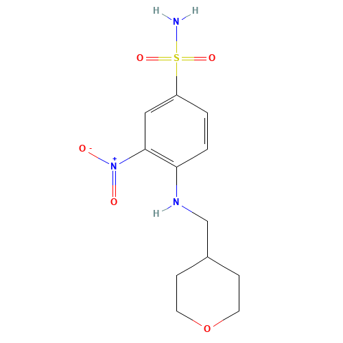 3-nitro-4-(oxan-4-ylmethylamino)benzenesulfonamide (CAS: 1228779-96-1) - Related Chemical Product