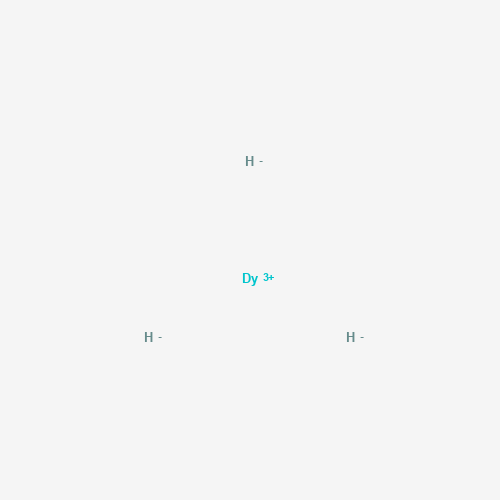 Dysprosium Hydride (CAS: 13537-09-2) - Chemical Structure and Molecular Formula 
