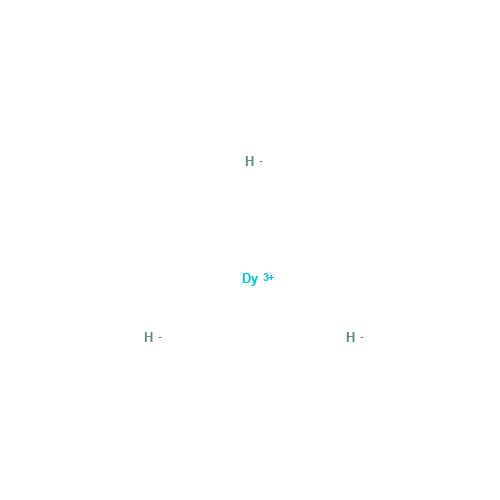 Dysprosium Hydride (CAS: 13537-09-2) - Chemical Structure and Molecular Formula 