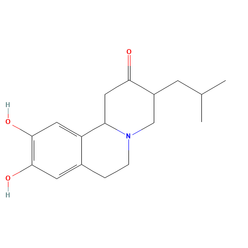 9,10-dihydroxy-3-isobutyl-3,4,6,7-tetrahydro-1H-pyrido[2,1-a]isoquinolin-2(11bH)-one (CAS: 89929-27-1) - Related Chemical Product