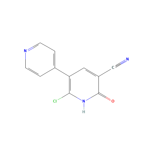2-chloro-6-oxo-1,6-dihydro-[3,4'-bipyridine]-5-carbonitrile (CAS: 135382-93-3) - Related Chemical Product