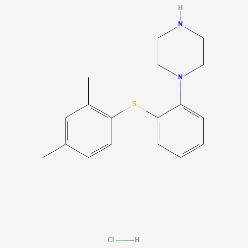 1-[2-(2,4-dimethylphenyl)sulfanylphenyl]piperazine;hydrochloride (CAS: 960203-28-5) - Related Chemical Product