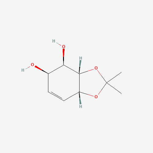(3aS,4R,5R,7aR)-2,2-dimethyl-3a,4,5,7a-tetrahydro-1,3-benzodioxole-4,5-diol (CAS: 130669-76-0) - Related Chemical Product