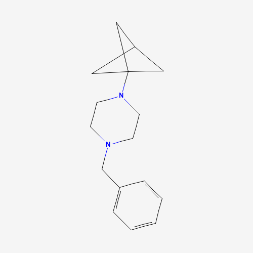 Piperazine, 1-bicyclo[1.1.1]pent-1-yl-4-(phenylmethyl) (CAS: 1862201-59-9) - Related Chemical Product