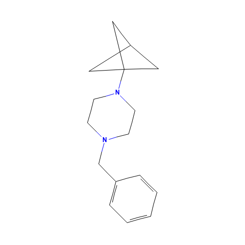 Piperazine, 1-bicyclo[1.1.1]pent-1-yl-4-(phenylmethyl) (CAS: 1862201-59-9) - Related Chemical Product