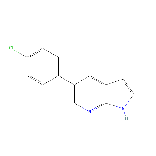 5-(4-chlorophenyl)-1H-pyrrolo[2,3-b]pyridine (CAS: 918516-27-5) - Related Chemical Product