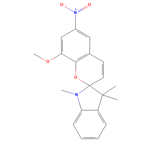 8-methoxy-1',3',3'-trimethyl-6-nitrospiro[chromene-2,2'-indole (CAS: 1498-89-1) - Related Chemical Product