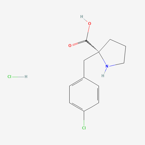 (2R)-2-[(4-chlorophenyl)methyl]pyrrolidine-2-carboxylic acid;hydrochloride (CAS: 1049741-04-9) - Related Chemical Product