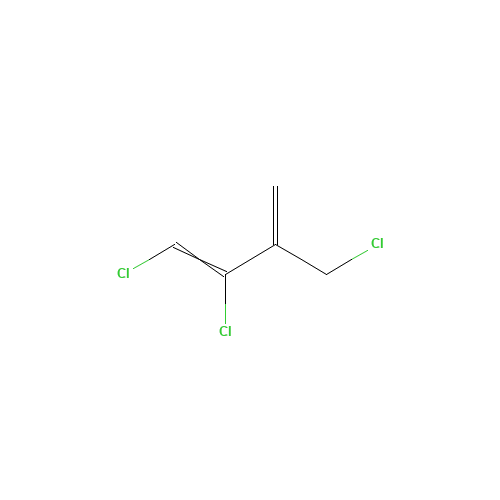 1,2-dichloro-3-(chloromethyl)buta-1,3-diene (CAS: 90138-20-8) - Chemical Structure and Molecular Formula 