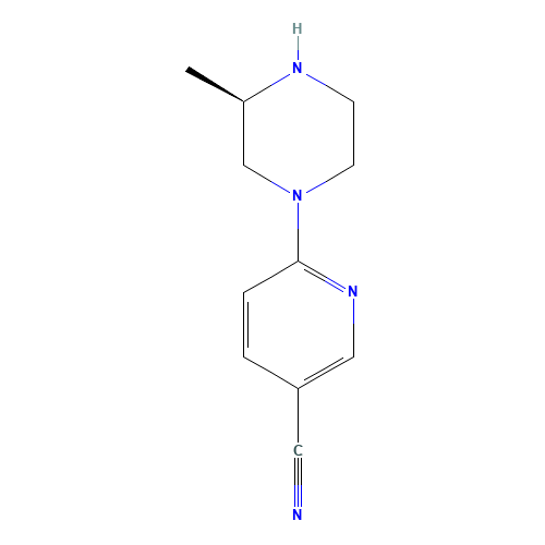 6-[(3R)-3-methylpiperazin-1-yl]pyridine-3-carbonitrile (CAS: 1057682-05-9) - Related Chemical Product